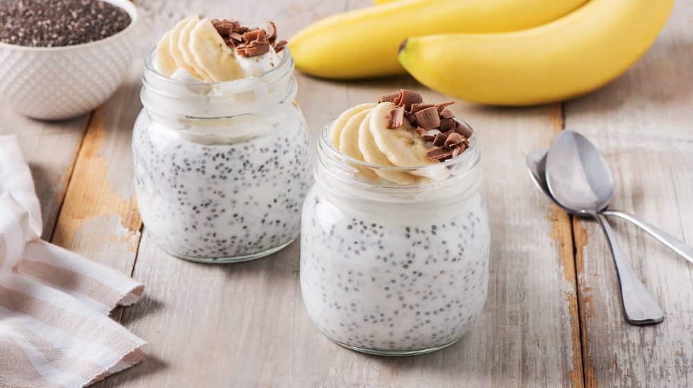 Pudding de chía y banano