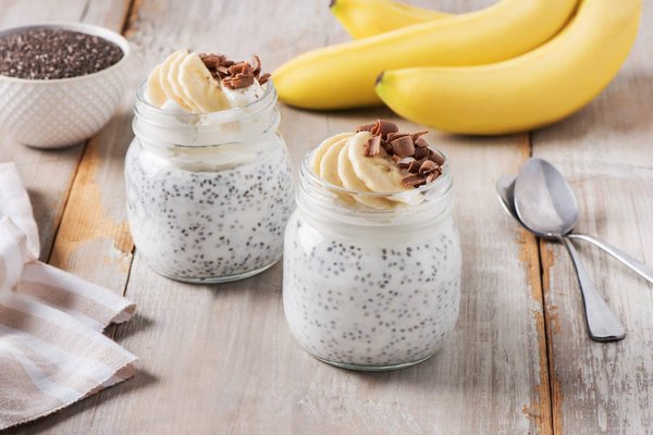 Pudding de chía y banano